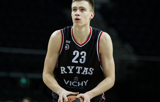 M.Blaževičius galės padėti „Rytui“ Vitorijoje  (BNS nuotr.)