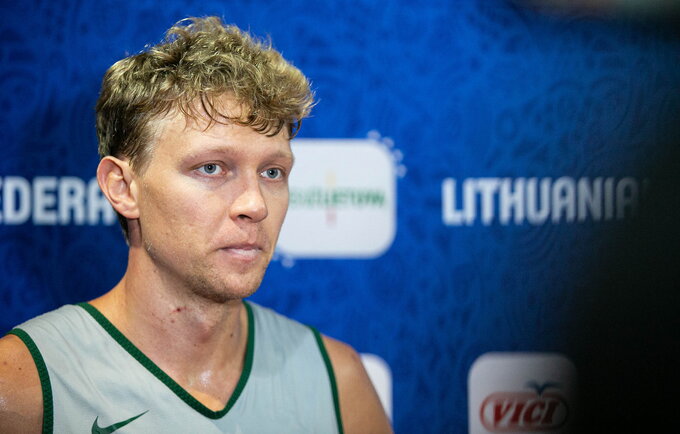 M.Kuzminskas patiko, kad D.Blattas atvirai prakalbo apie savo ligą (BNS nuotr.)