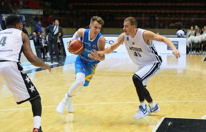 A.Kulbokos ekipa buvo sutrypta Italijoje (FIBA Europe nuotr.)