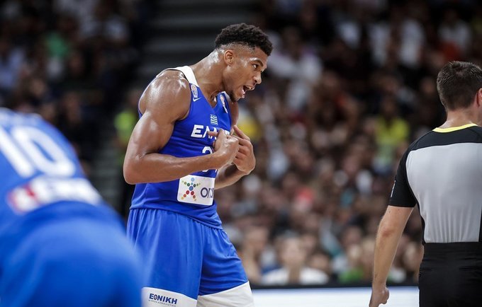 G.Antetokounmpo vienintelis metė baudas (FIBA Europe nuotr.)