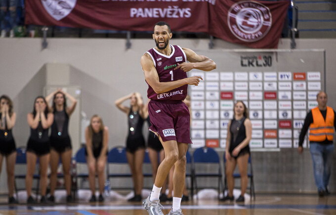 J.Morrisas tapo mačo didvyriu (LKL nuotr.)