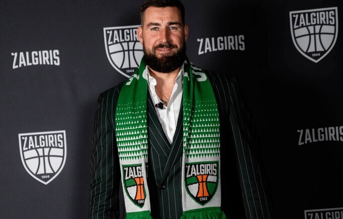 J.Valančiūnas žais „Žalgiryje“ (Žalgirio nuotr.)