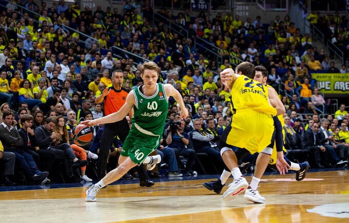 M.Grigonis išgelbėjo žalgiriečius Stambule (www.zalgiris.lt nuotr.)