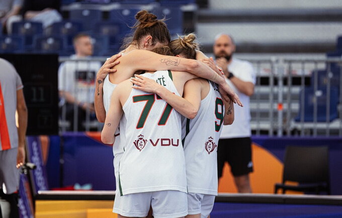 Lietuvės pralaimėjo (FIBA nuotr.)