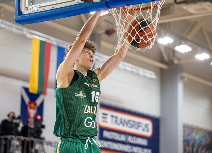 I.Štombergas atstovaus 18-mečių rinktinei (Foto: Rokas Lukoševičius)