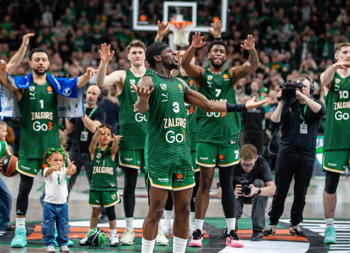 „Žalgiris“ seniai nebuvo toks nenugalimas namie (BNS nuotr.)