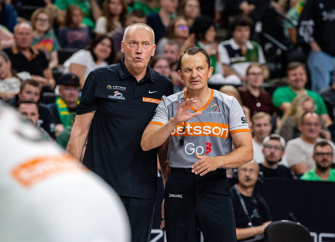 R.Kurtinaitis apžvelgė nesėkmę prieš estus (BNS nuotr.)
