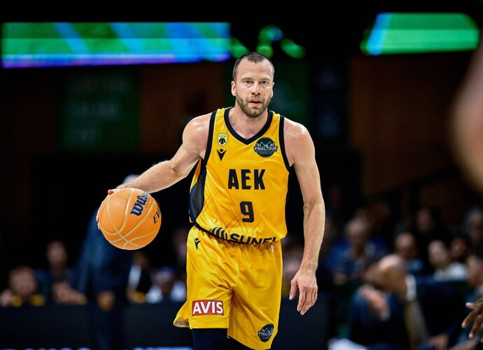 L.Lekavičius lieka Atėnuose (FIBA Europe nuotr.)