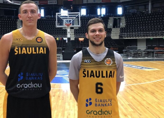 „Šiauliai“ turi du naujokus