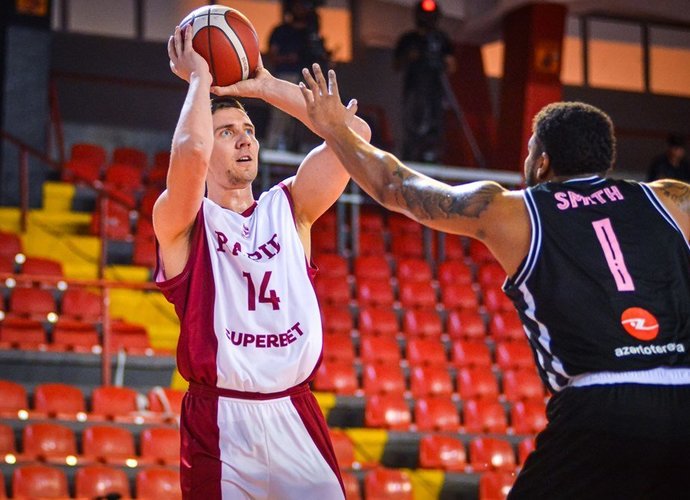 P.Petrilevičius džiaugėsi pergale (FIBA nuotr.)
