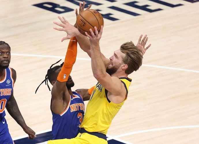 D.Sabonis surinko dvigubą dublį (Scanpix nuotr.)