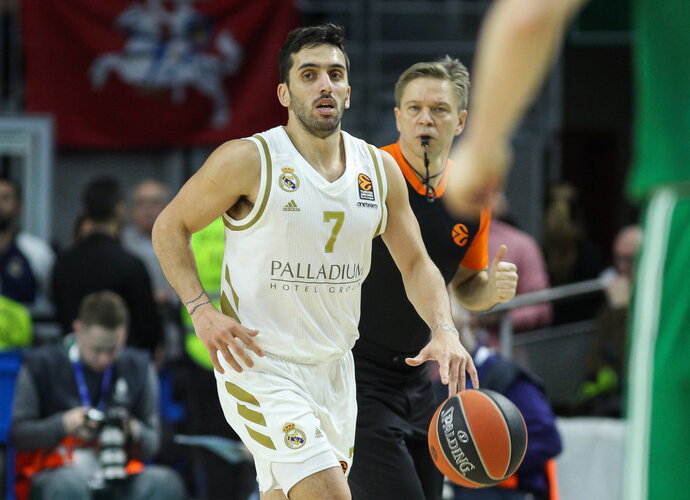F.Campazzo baudos metimas lėmė pergalę (Scanpix nuotr.)