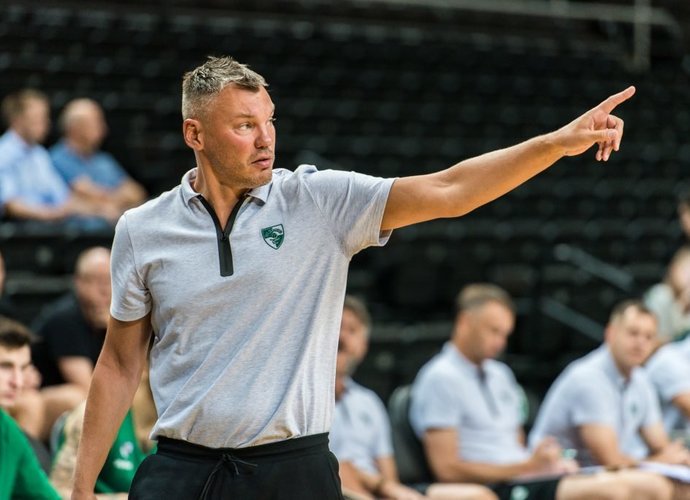 Š.Jasikevičius gyrė jaunąjį snaiperį (nuotr. Žalgiris)