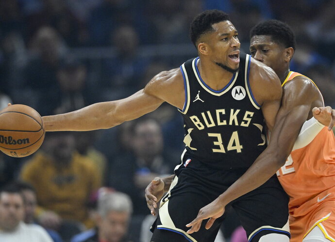 G.Antetokounmpo sustabdė trauma (Scanpix nuotr.)