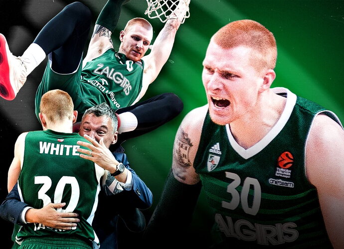 A.White'as žibėjo Kaune