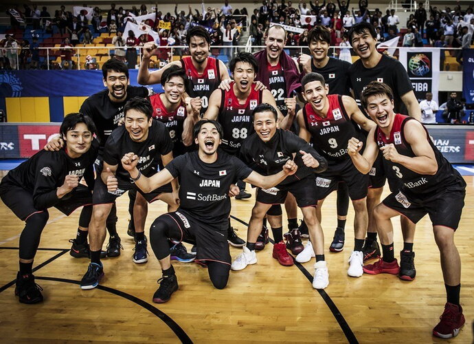 Japonijos rinktinė varžysis Olimpiadoje (FIBA nuotr.)