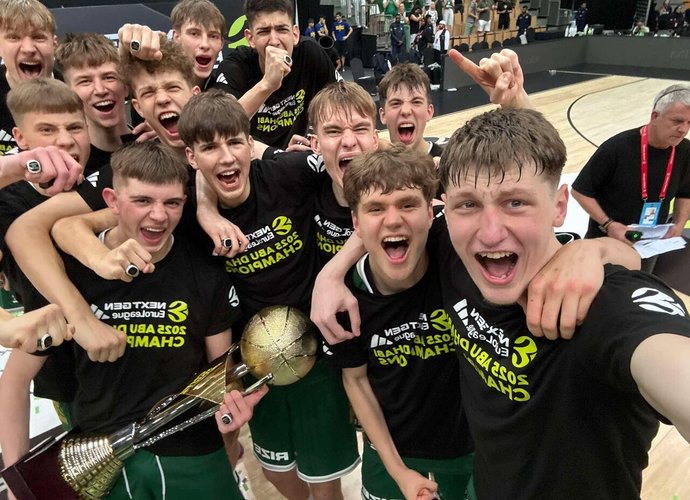 Jaunieji žalgiriečiai tapo Eurolygos jaunimo čempionais (Klubo nuotr.)