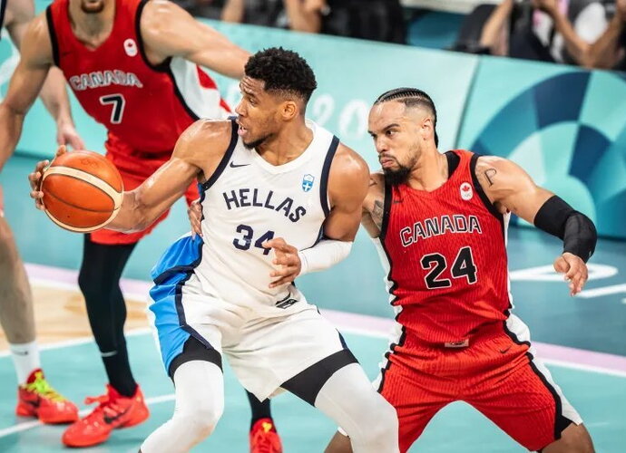 G.Antetokounmpo taškų kalnas nevirto pergalingu (FIBA nuotr.)