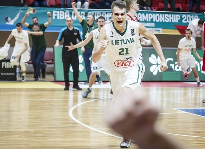 G.Masiulis džiaugėsi pergale (FIBA Europe nuotr.)