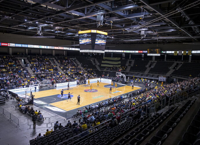 „Šiaulių“ arena antradienį atrodė taip (LKL nuotr.)