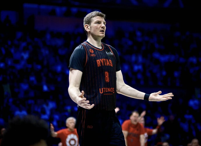 A.Gudaitis graudinosi (FIBA Europe nuotr.)