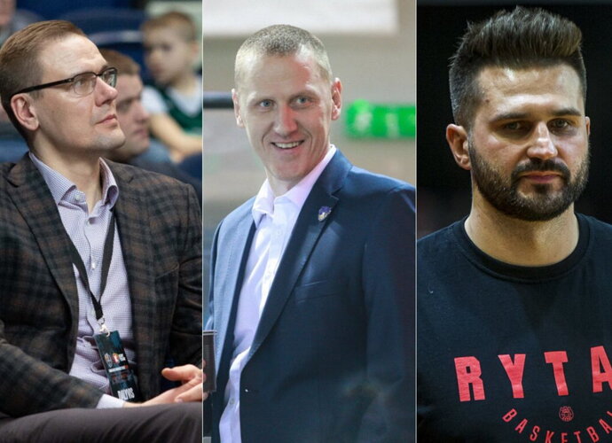 2017 m. trys buvę krepšininkai ėmėsi naujų pareigų krepšinyje (BNS nuotr.)