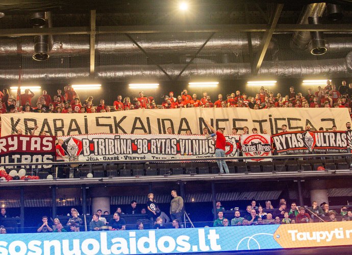 „B Tribūna“ iššaukė baudą klubui (BNS nuotr.)