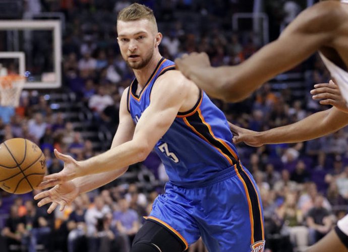 D.Sabonis baigė savo debiutinį sezoną NBA (Scanpix nuotr.)