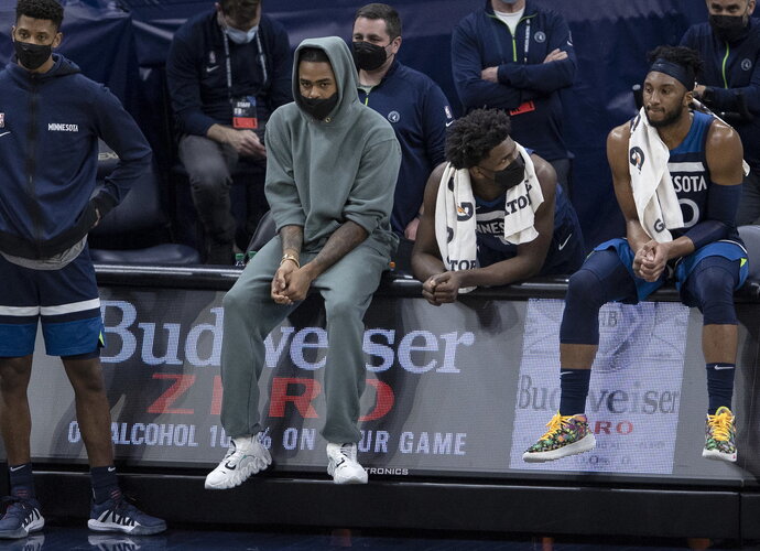 „Timberwolves“ pagerbs žuvusį jaunuolį (Scanpix nuotr.)