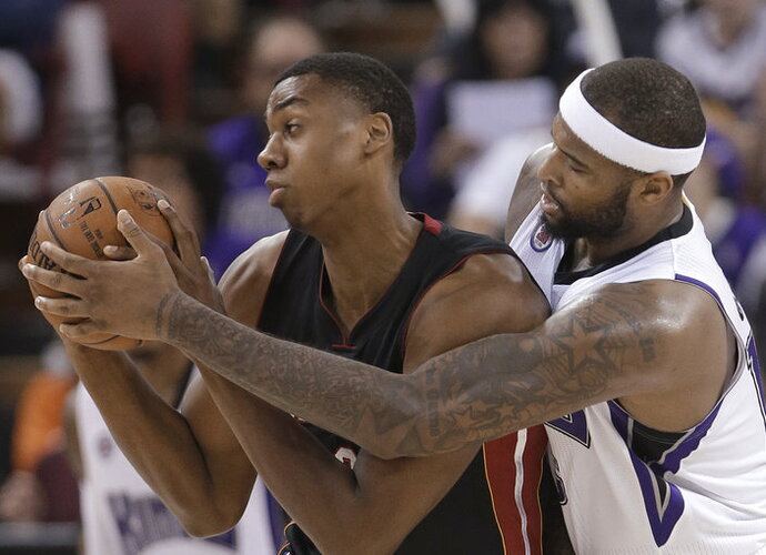 H.Whiteside'as šį sezoną stebina NBA gerbėjus (Scanpix nuotr.)