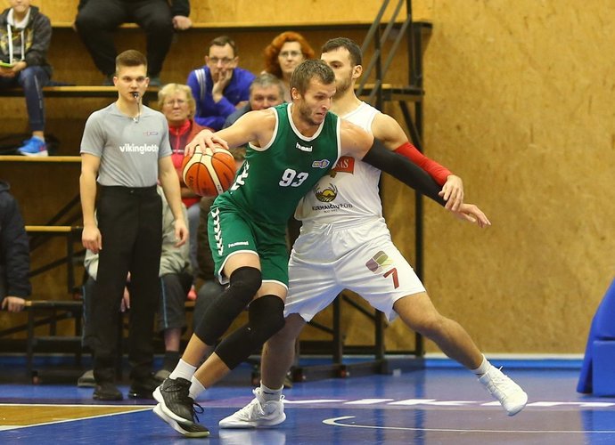 V.Vasylius driokstelėjo kaip reikiant (Gintaro Šiupario nuotr.)