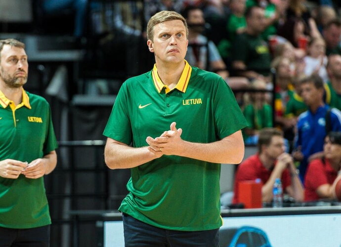 D.Adomaitis pakomentavo pergalę prieš suomius (Lino Žemgulio nuotr.)