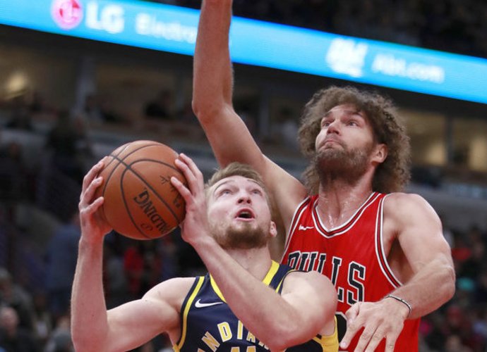 D.Sabonis šį kartą daug aikštėje nenuveikė (Scanpix nuotr.)