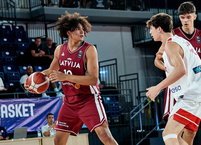 Latviai laimėjo (FIBA Europe nuotr.)