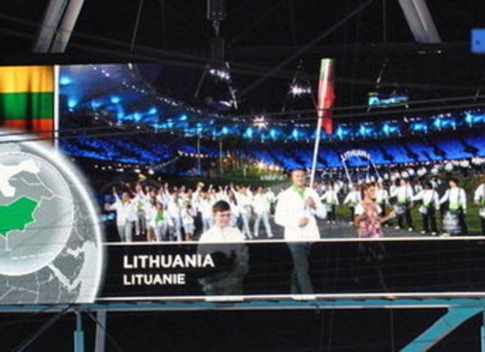 Lietuvos delegacija Londono olimpiadoje (A.Kuckailio nuotr.)