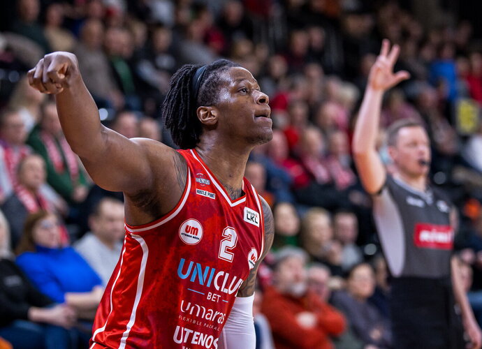 L.Thorpe'as sužaidė puikias rungtynes („Betsafe-LKL“ nuotr.)