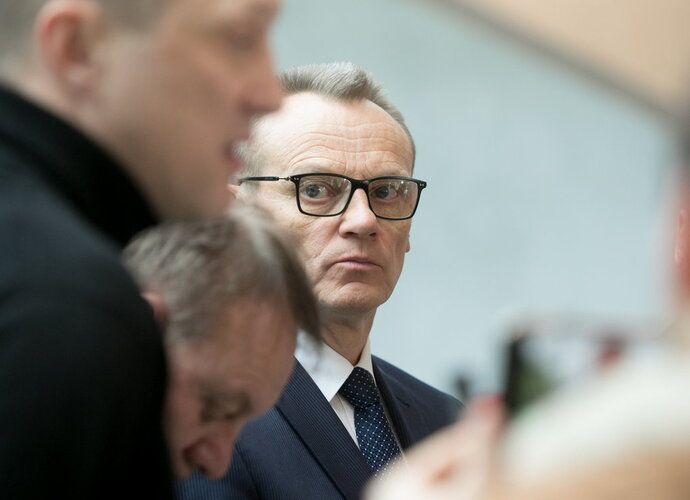 R.Brazauskas pasakojo apie senus laikus (BNS nuotr.)