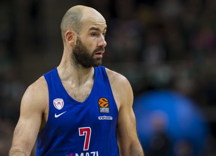 V.Spanoulis lieka „Olympiacos“ klube (BNS nuotr.)