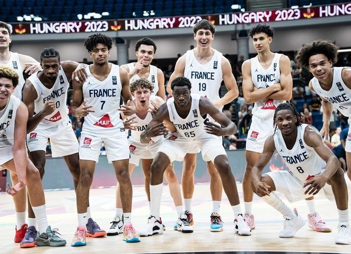 Prancūzijos devyniolikmečiai kovos dėl aukso (FIBA Europe nuotr.)