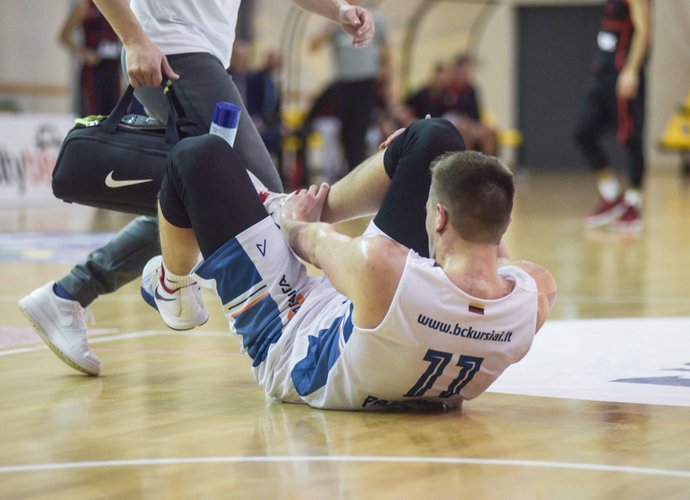 A.Jankaitis patyrė sunkią traumą (nuotr. Karolis Bakūnas)