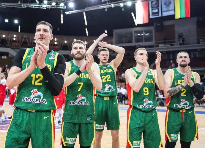 Lietuvos rinktinė anksti garantavo sau vietą turnyre (FIBA nuotr.)