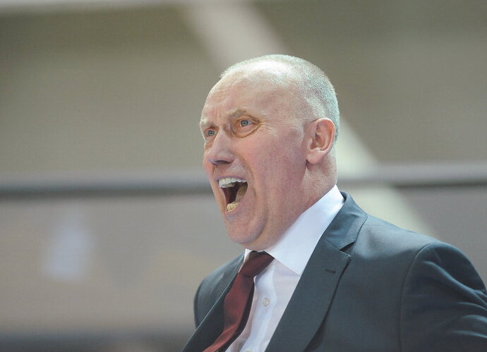 R.Kurtinaitis gyrė prieniškius už gerą žaidimą (Josvydas Elinskas, Fotodiena.lt)