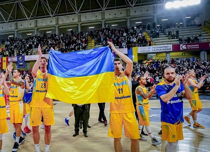 Ukrainos rinktinė žais Rygoje (FIBA Europe nuotr.)