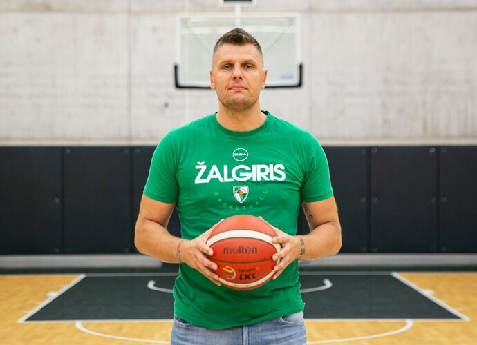 T.Šležas Kaune dirbs su jaunimu (Žalgirio nuotr.)