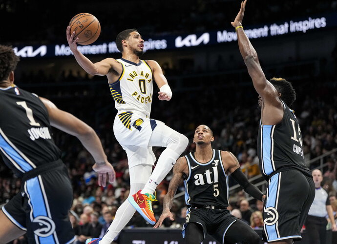T.Haliburtonas vedė „Pacers“ į smagią pergalę (Scanpix nuotr.)