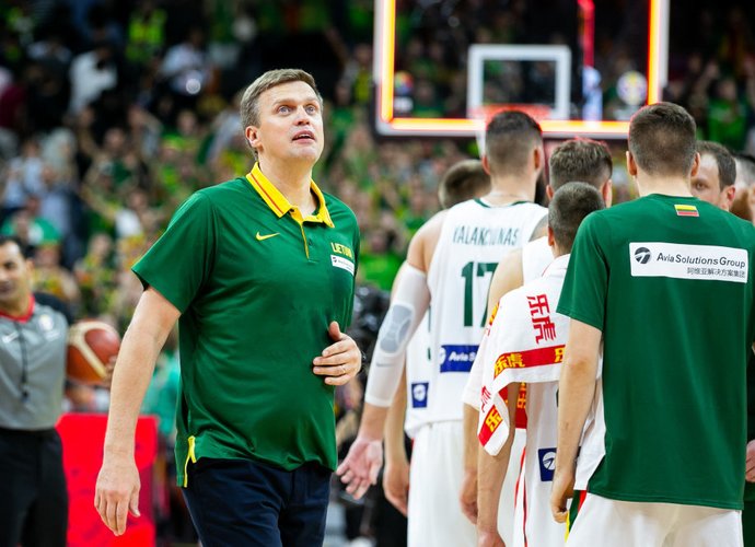 D.Adomaitis paliks rinktinę po paskutinio mačo (BNS nuotr.)