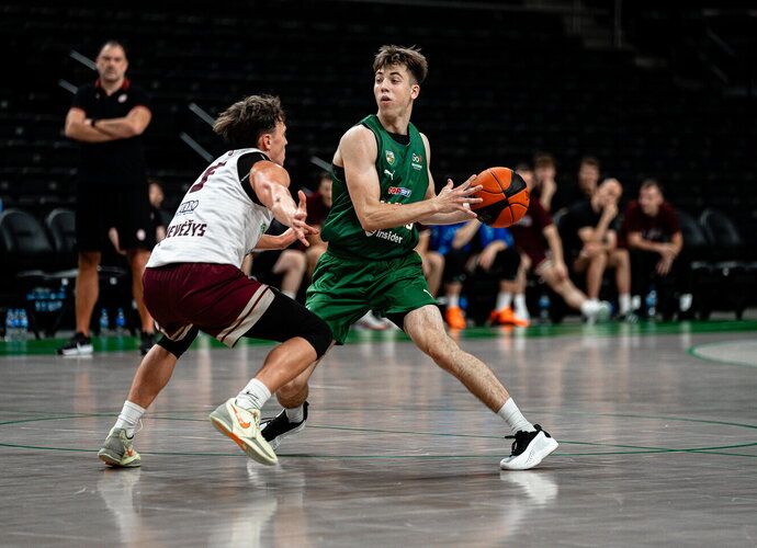 K.Mikalauskas buvo registruotas LKL (Roko Snarskio, Žalgiris.lt nuotr.)