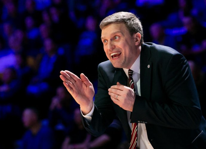 D.Adomaitis teigė, kad finale jo žaidėjų neslėgs įtampa (BNS nuotr.)