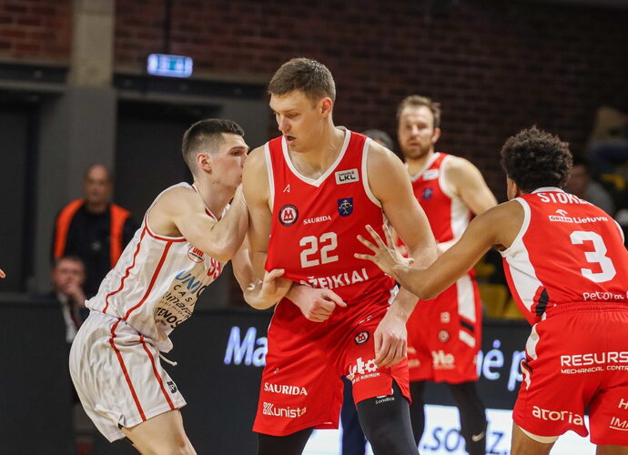 G.Staniulis surinko dvigubą dublį („Betsafe-LKL“ nuotr.)