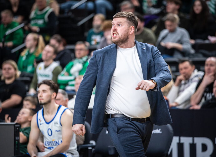 G.Petrauskas apžvelgė „Neptūno“ aktualijas (Foto: „LKL, kurią remia „Betsson“)